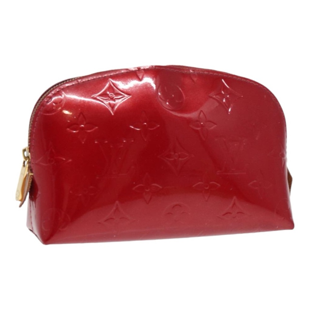 Louis Vuitton Vernis Pochette Cosmetic PM Rouge Grunadine